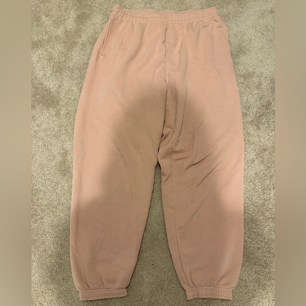 TNA Aritzia COZYAF fleece pink pants large